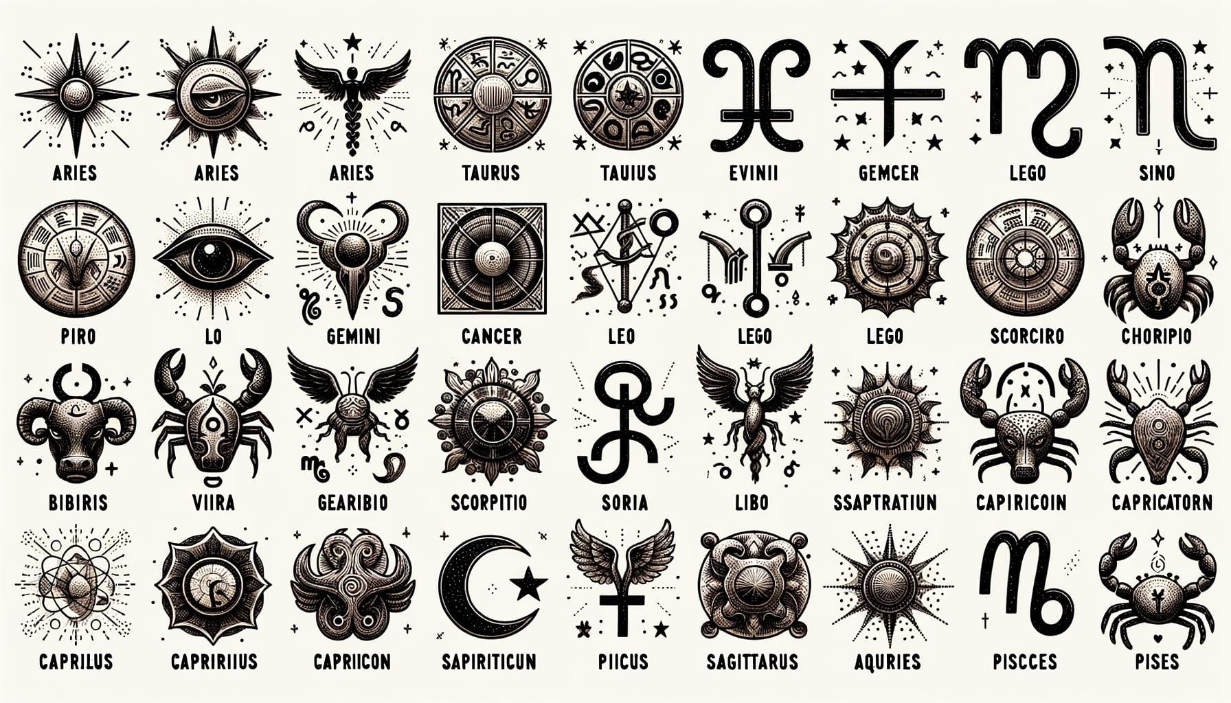 Scopri i misteriosi simboli dell'astrologia e il loro significato