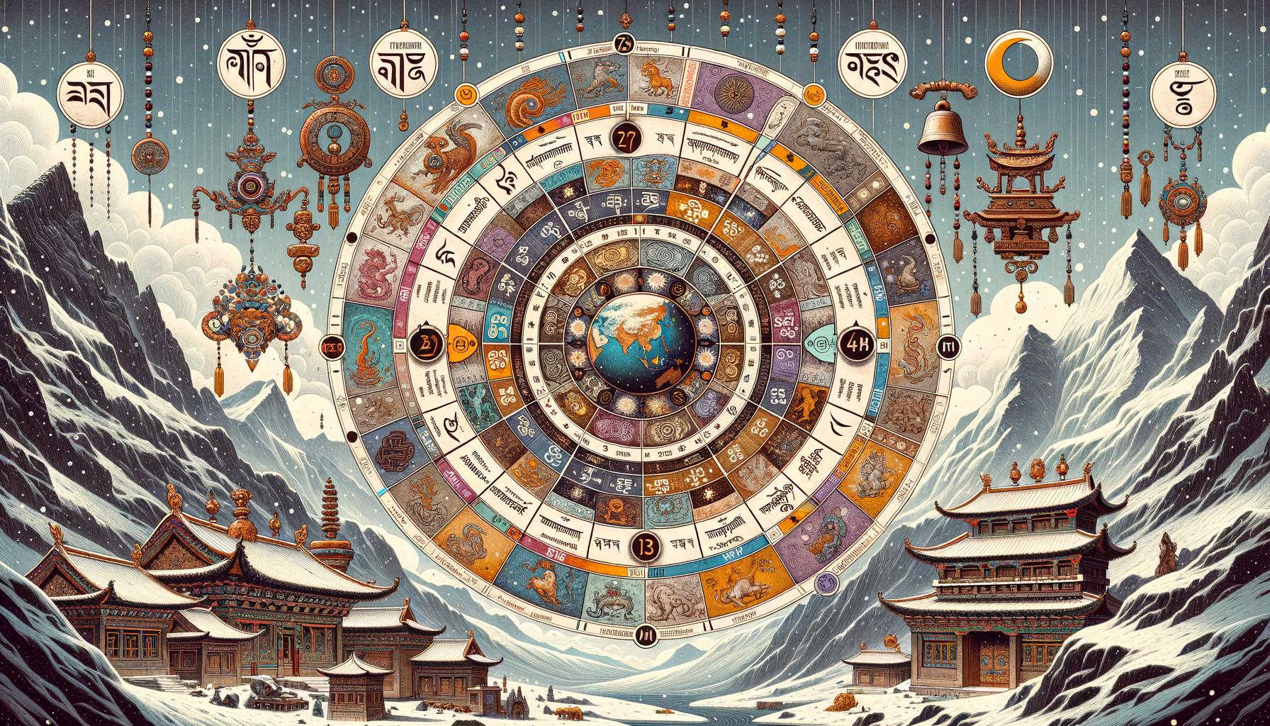 Simboli dell'astrologia tibetana