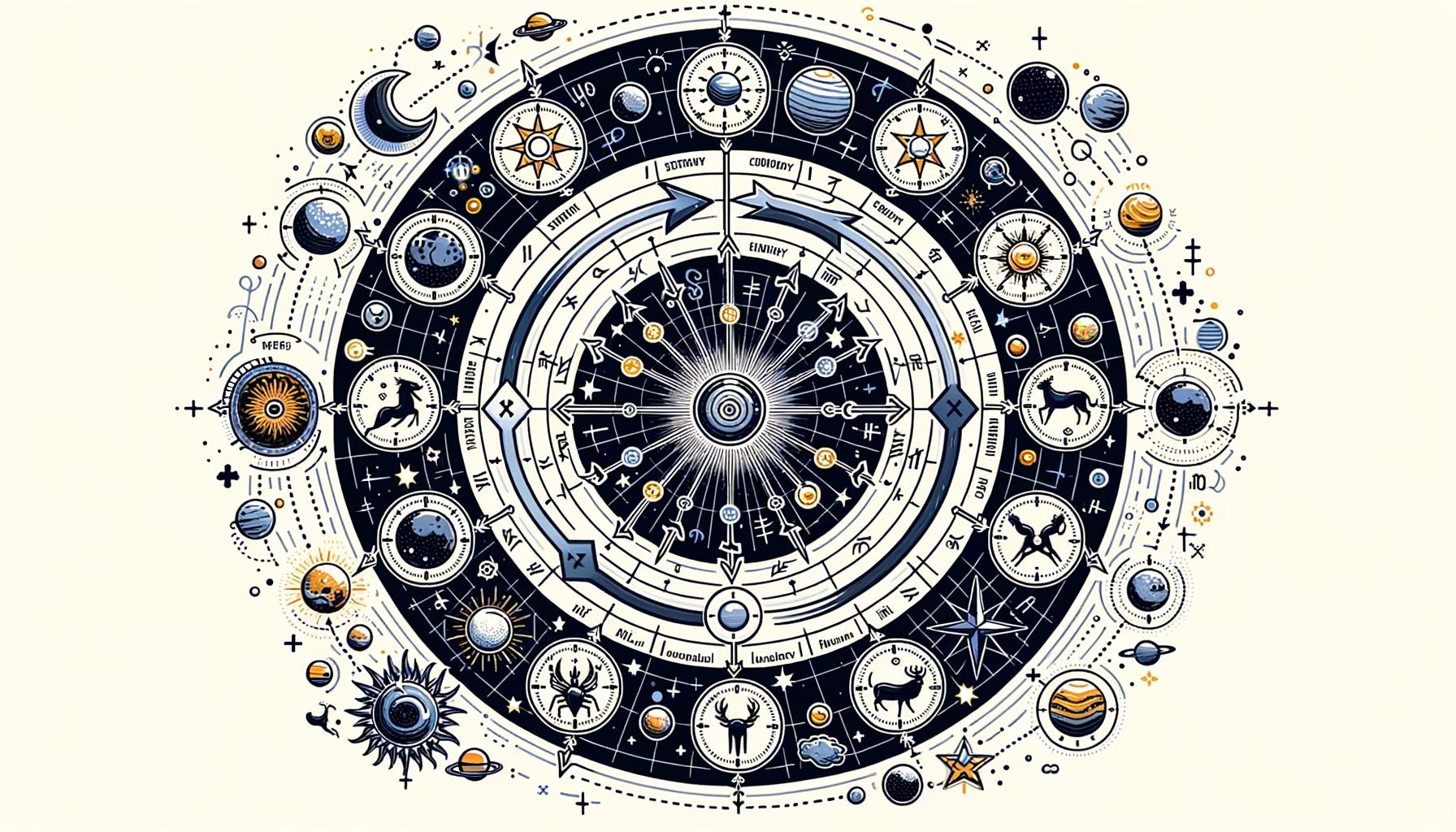 Le progressioni in astrologia sono influenze temporali basate sul movimento dei pianeti