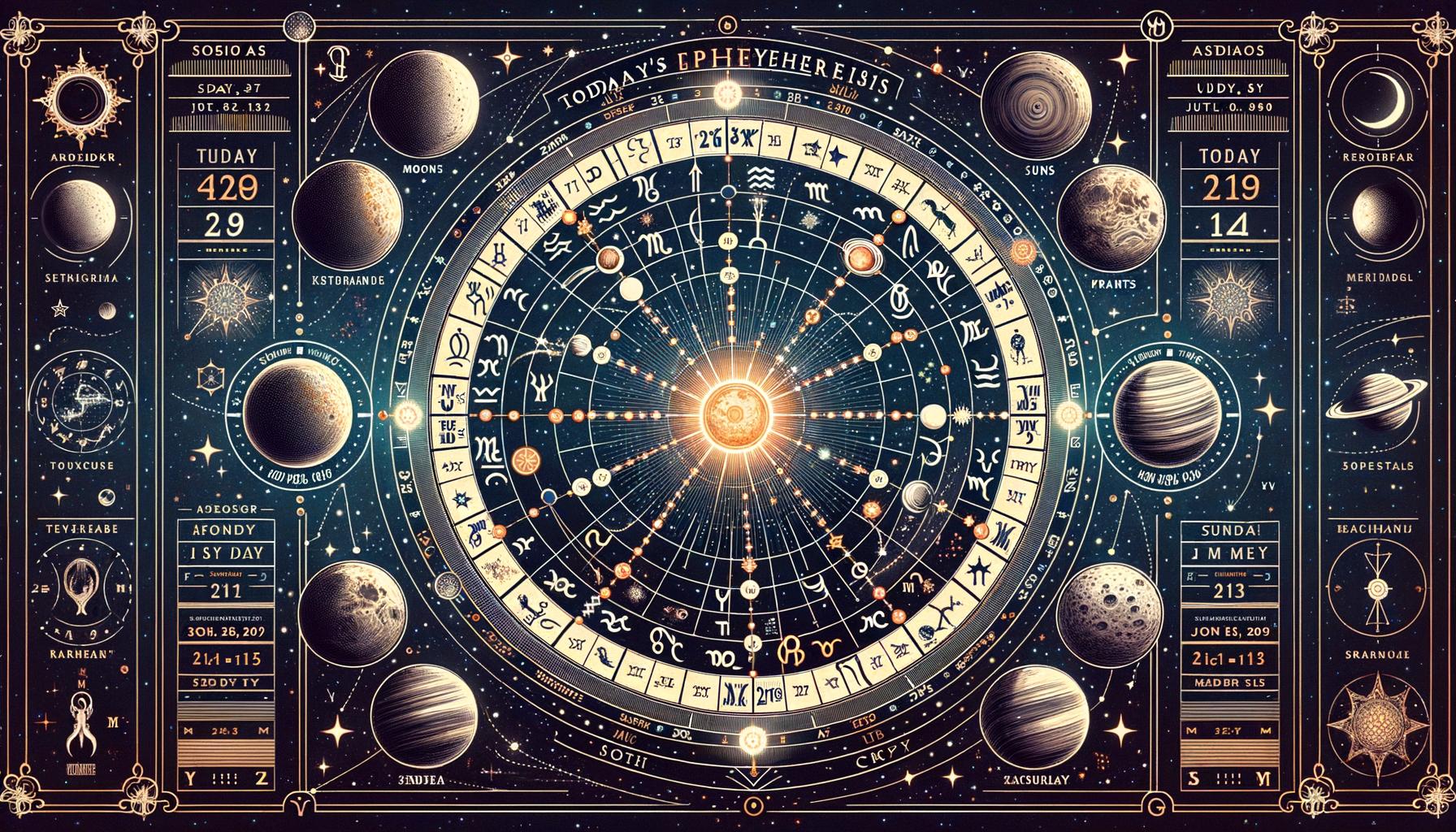 Effemeridi Astrologiche Del Giorno Astrologia Per Tutti
