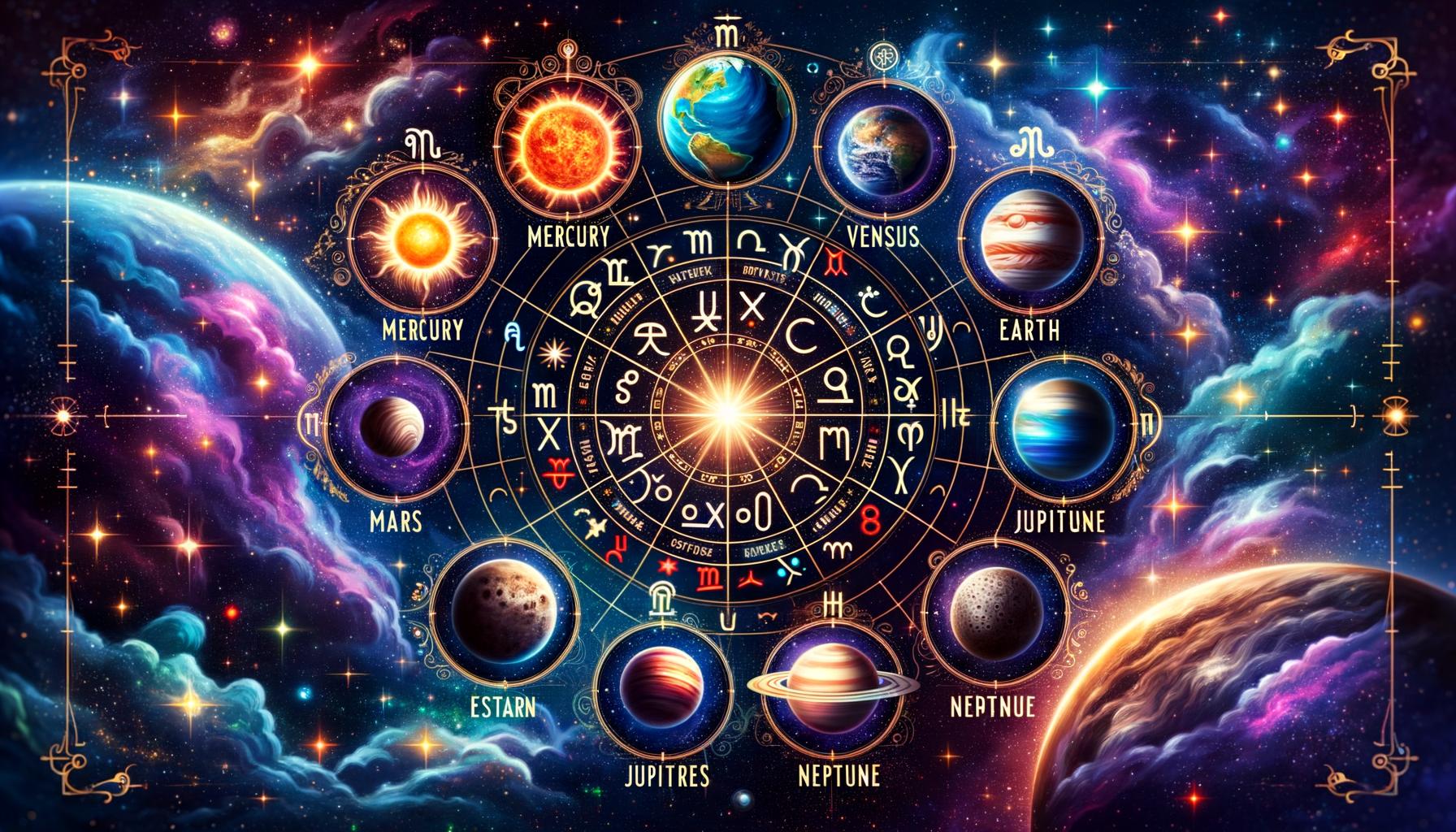 Scopri l'influenza dei pianeti odierni sull'astrologia