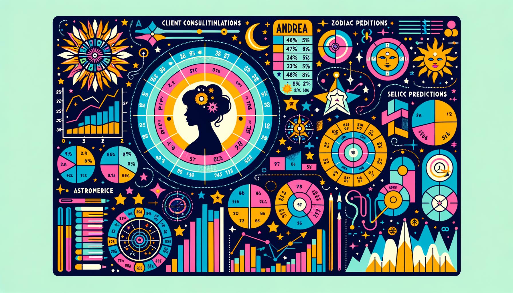 Le statistiche di Andrea Astrologo: Cifre e dati sulle sue previsioni astrologiche