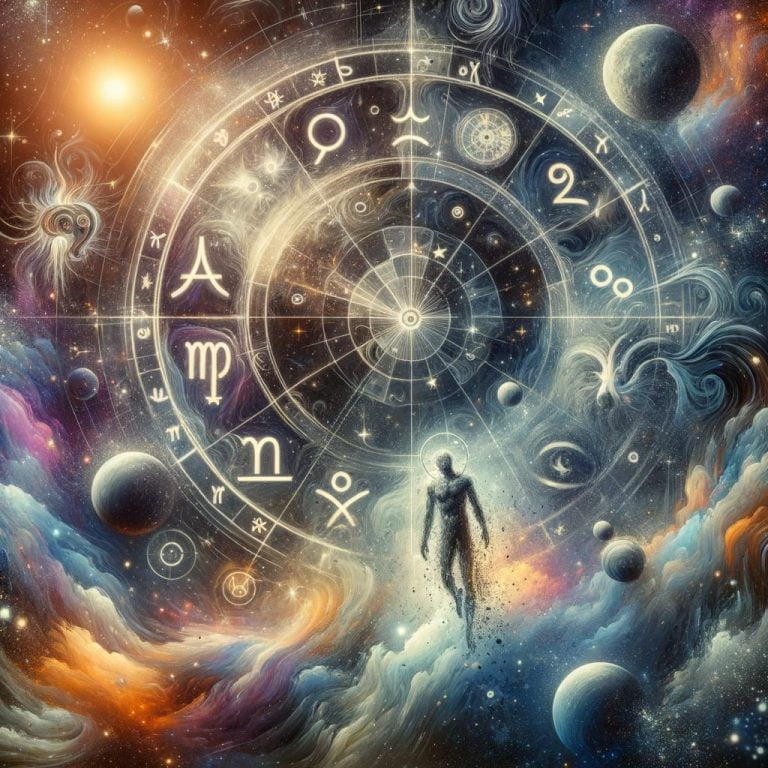 Immagine dell'ascendente astrologico con descrizione dettagliata e interpretazione personale