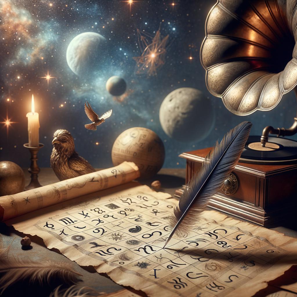 le note delle stelle nel testo