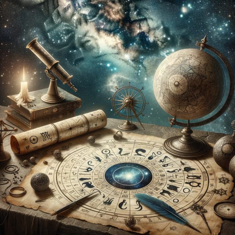 la pratica di studiare le influenze astrali sul destino umano attraverso l'interpretazione dei movimenti celesti