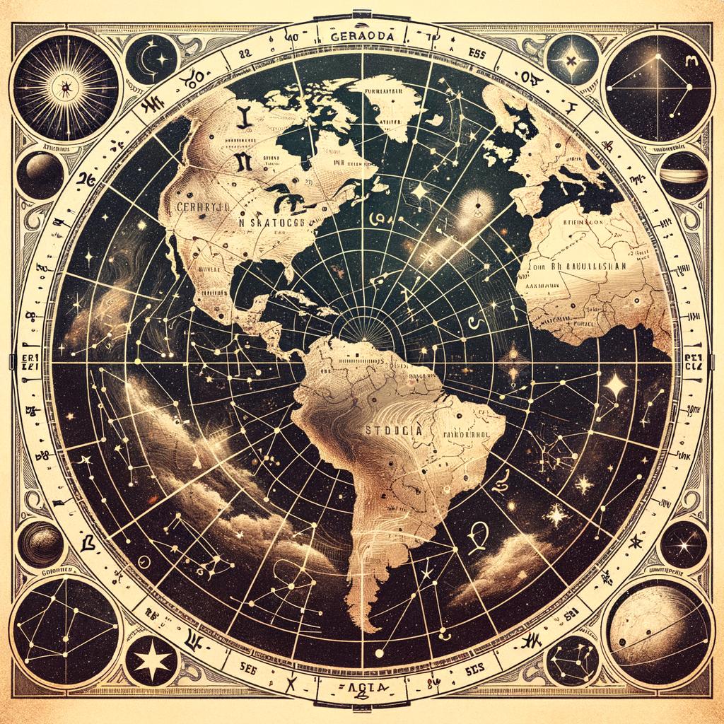 Astrologia Geografica 1 Scopri l'arte dell'astrologia geografica per un viaggio cosmico tra stelle e luoghi unici