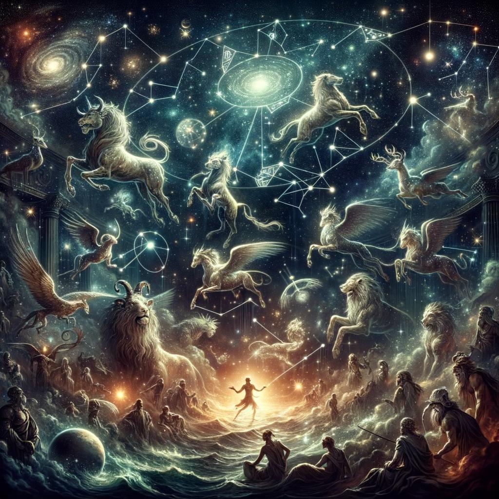 Scopri il legame tra astrologia e mitologia nell'universo simbolico delle costellazioni