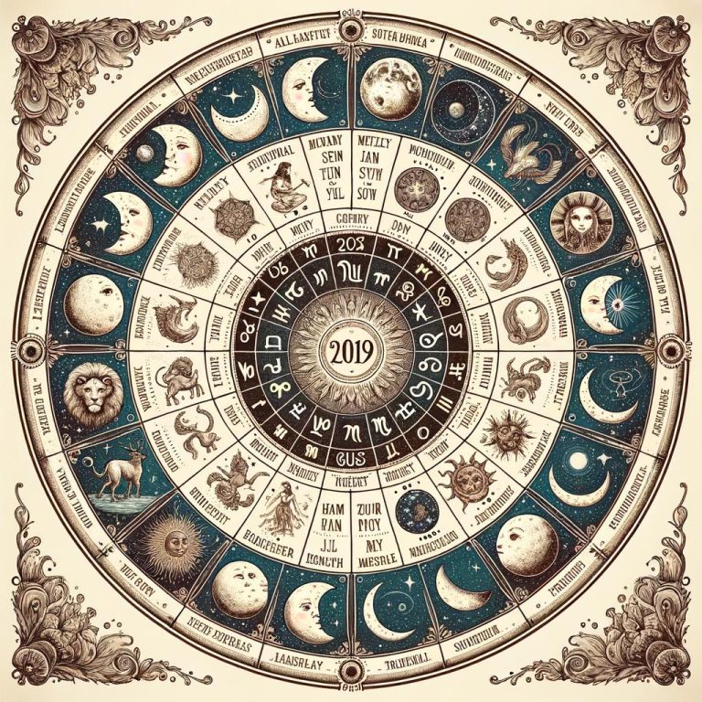 calendario astrologico 2019