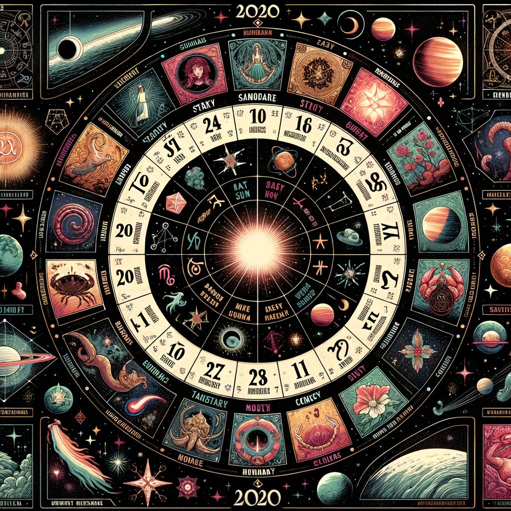 Calendario Astrologico 2020 1 previsioni e influenze planetarie per tutto l'anno