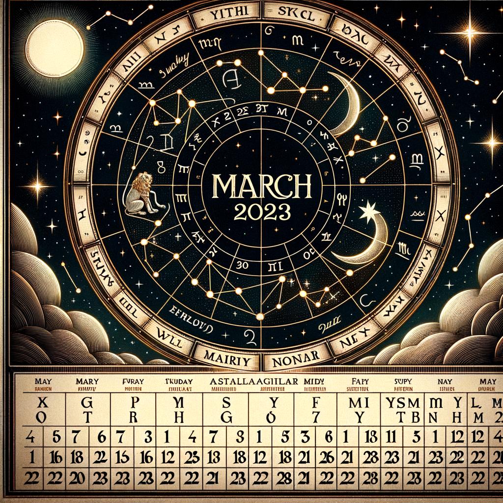 calendario astrologico marzo 2023