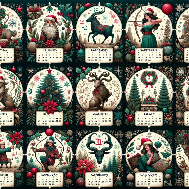 Calendario Natale Astrologia 1 Scopri il tuo destino natalizio con il calendario dell'astrologia per un Natale speciale