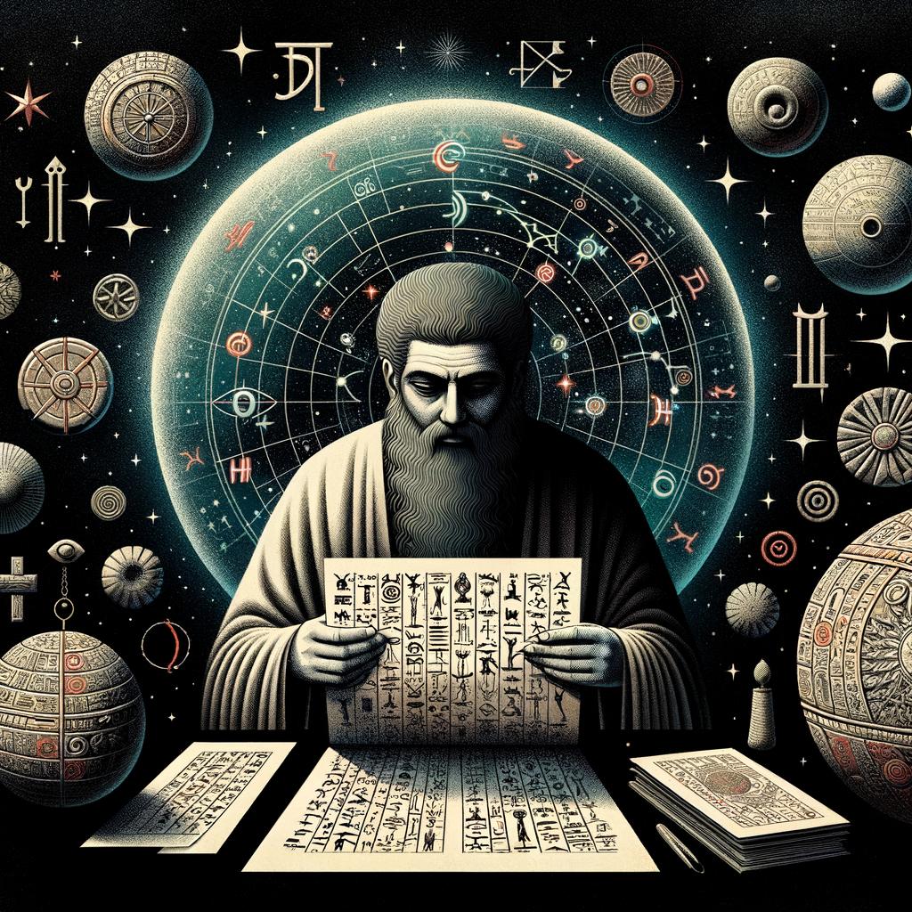 Originario Babilonesi, l'astrologia si diffuse in antiche civiltà come strumento per interpretare il cielo e prevedere il futuro